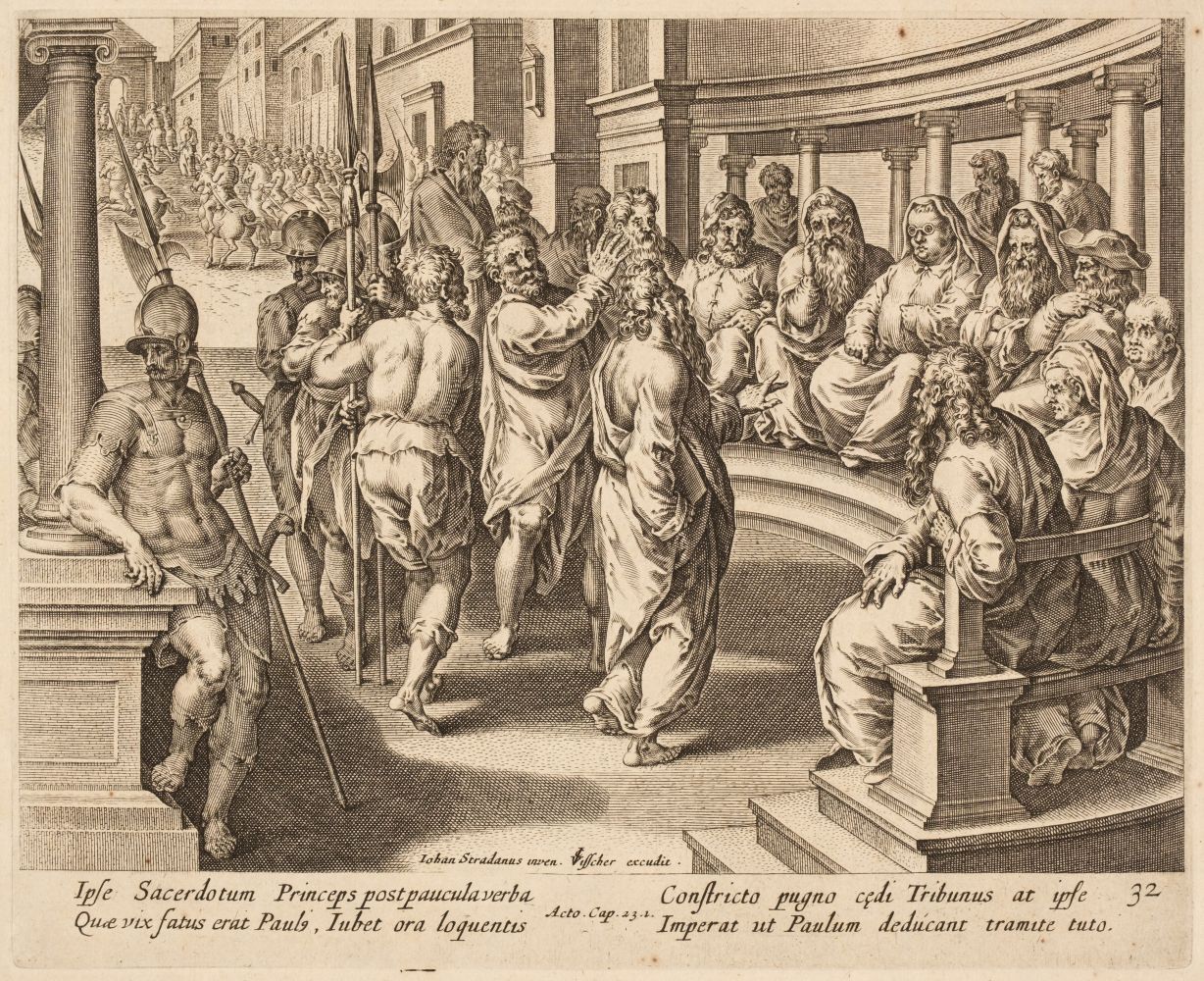 After Johannes Stradanus (1523-1605). Acta Apostolorum, circa 1582,