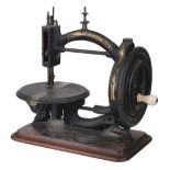 Sewing machine. A Prima Donna sewing machine by Whight & Mann, circa 1870s