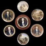 Duke of Wellington. A collection of Victorian pot lids