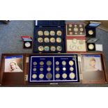 Proof Coins. A mixed collection of proof coins,