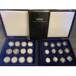 Proof Coins. The Royal Heritage, 12 silver commemorative crowns 1996