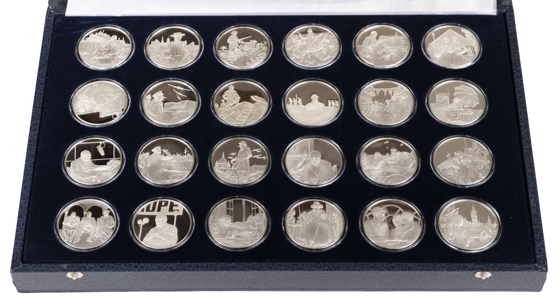 Proof Medals. The Winston Churchill Silver Medal Collection