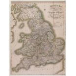 Pigot (James). Pigot & Co.'s Map of England & Wales with part of Scotland, circa 1839