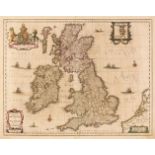 British Isles. Jansson (Jan), Magnae Britanniae et Hibererniae Nova Descriptio, circa 1646