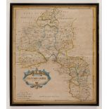Morden (Robert). Oxford Shire [and] Warwickshire [1695 or later]