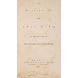 Disraeli, Isaac. A Dissertation on Anecdotes, 1st edition, 1793
