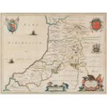 Cardiganshire. Blaeu (Johannes), Ceretica sive Cardiganensis Comitatus