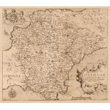 Saxton (Christopher & Kip . & Hole G.). Six county maps [1607 - 37]