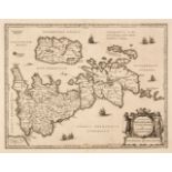 British Isles. Jansson (Jan & Ortelius Abraham), Insularum Britannicarum, circa 1642