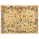 London. Bullock (L. G.). Children's Map of London, circa 1948