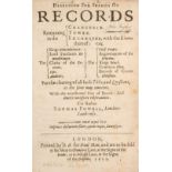 Powell (Thomas). Direction for Search of Records in the Chancerie, Tower, Exchequer..., 1622