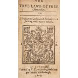 James I. The True Lawe of Free Monarchies..., 1603