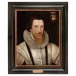 Devereux (Robert, 2nd earl of Essex, 1566-1601). Bust-length oil portrait, early 17th c,
