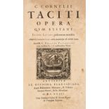 Tacitus (Gaius Cornelius). Opera quae exstant..., 1627