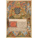 French Manuscript. Histoire de France, manuscript on vellum, French, circa 1470s