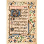 Book of Hours, Use of Rome, in Latin. Illuminated manuscript on vellum, c. 1460