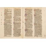 Index of Thomas Aquinas (1225-1274). Catena aurea in quatuor Evangelia