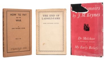 Keynes (John Maynard). The End of Laissez-Faire, 1st edition, London: The Hogarth Press, 1926