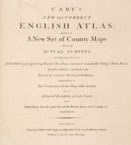 Cary (John). Cary's New and Correct English Atlas: Being a new Set of County maps..., 1793