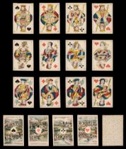 Belgian playing cards. Napoleon's Victories, Turnhout: van Genechten, circa 1880, & 8 others