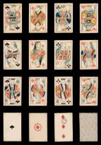 Russian playing cards. Russian XP9 pattern, unknown maker, circa 1815-1819?