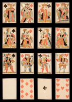 French playing cards. Lyon pattern, type III, Lyon: Delaunay, circa 1765