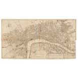 London. A collection of approximately 60 maps, mostly 18th & 19th century