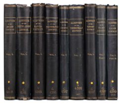 Madras District Gazetteers, 9 volumes, 1904-18