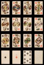 Danish playing cards. Holmblad pattern A, Copenhagen: L.P. Holmblad, circa 1870, & 4 others