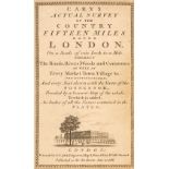 Cary (John). Cary's Actual Survey of the Country Fifteen Miles round London, 1786