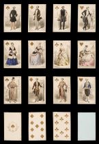 French costume playing cards. Cartes parisiennes, Paris: [for] Le Caméléon, circa 1850