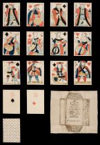 Danish playing cards. Provincial Paris pattern, Copenhagen: P. Steinmann, circa 1810