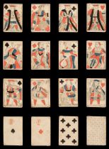 Danish playing cards. Provincial Paris pattern, Copenhagen: P. Steinmann, circa 1800