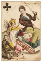 French transformation playing cards. Jeu de Cartes á Rire de Thalie, Paris: Grandebes, circa 1819