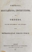 Metropolitan Police. General Regulations, Instructions and Orders..., 1845