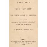 Simpson (Thomas). Narrative of the Discoveries on the North Coast of America, 1843