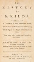 Macaulay (Kenneth). The History of St. Kilda, 1st edition, 1764