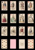 French playing cards. De l'Histoire de France, Paris: B.P. Grimaud, circa 1865, & 1 other