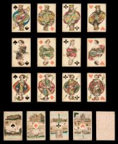 French playing cards. Cartes Parisiennes, Paris: O. Gibert, circa 1855, & 1 other