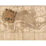 London. Drew (John), Drew's New and Correct Plan of the Cities of London..., circa 1799