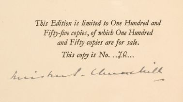 Churchill (Winston S.) Marlborough. His Life and Times, 4 volumes, 1933-38