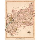 British County Maps. A collection of approximately 200 maps, mostly 19th-century