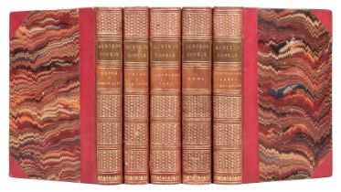 Austen (Jane). Works, 6 volumes bound in 5, 1856