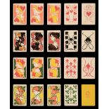 Belgian playing cards. Jeu de Cartes Estétique No.1, designed by Henri Meunier, c.1900, & 25 others
