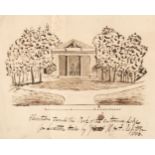 Plaw (John). Sketches for Country Houses, Villas, and Rural Dwellings, 1st ed., 1800