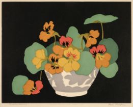 Thorpe (Hall, 1874-1947). Nasturtiums, 1922, [and] Marigolds, 1925