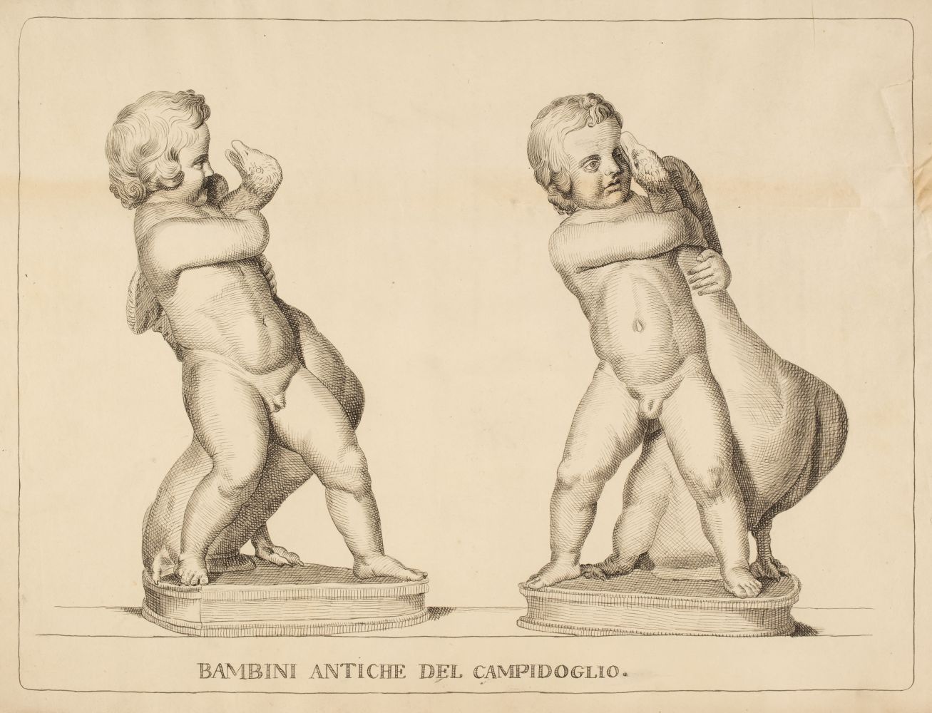 Academy Studies after the Antique. A collection of 17 ink drawings, circa 1795-1800 - Image 5 of 5