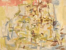 Forster (Noel, 1932-2007). Abstracted Landscape, circa 1975, oil on canvas