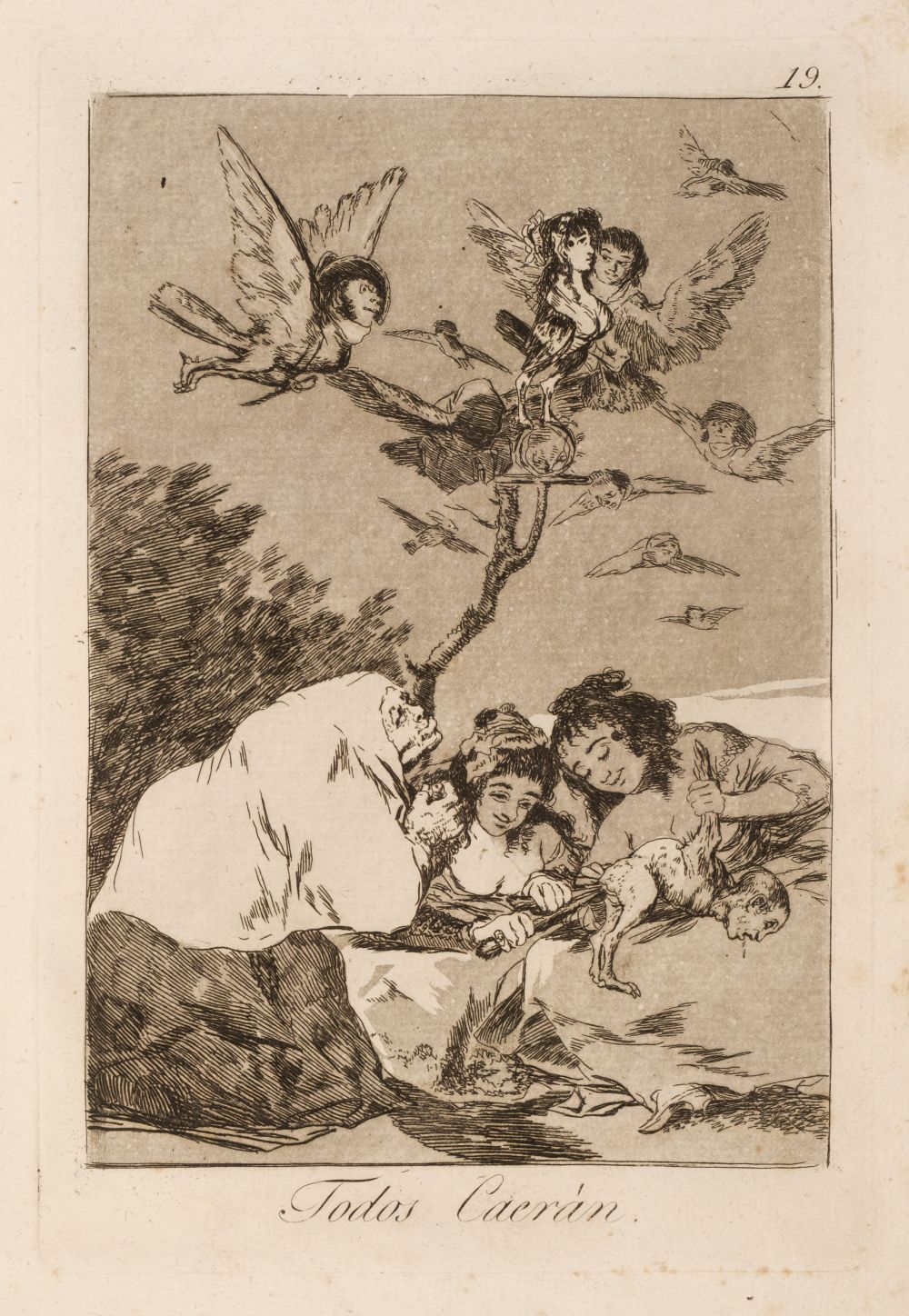 Goya (Francisco de, 1746-1828) Los Caprichos, 1799, the complete set of 80 etchings, FIRST EDITION - Image 19 of 37