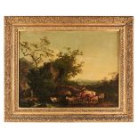 Loutherbourg (Philip James de, 1740–1812) Italianate pastoral landscape, oil on canvas